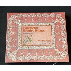 Scotish Fine Soaps Lillian Vernon European Soaps French Milled Fragrant Vtg 80s